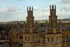 View from St Marys Church Tower Oxford 