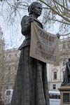 Photograph   london emmeline parkhurst statue parliamenr square gardens