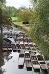Photograph Punts on the river cherwell  Oxford